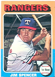 1975 Topps Baseball Cards      387     Jim Spencer